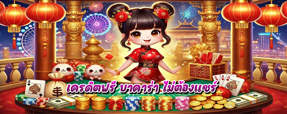 เครดิตฟรี บาคาร่า ไม่ต้องแชร์